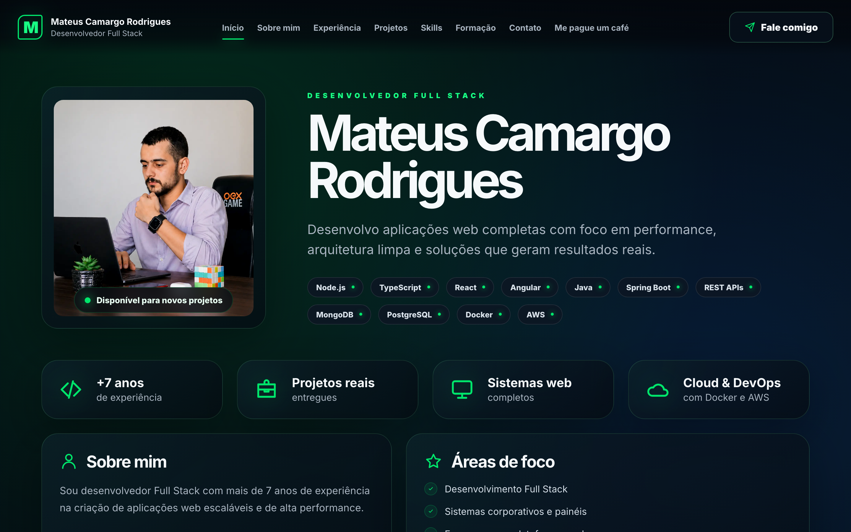Preview of Mateus's portfolio