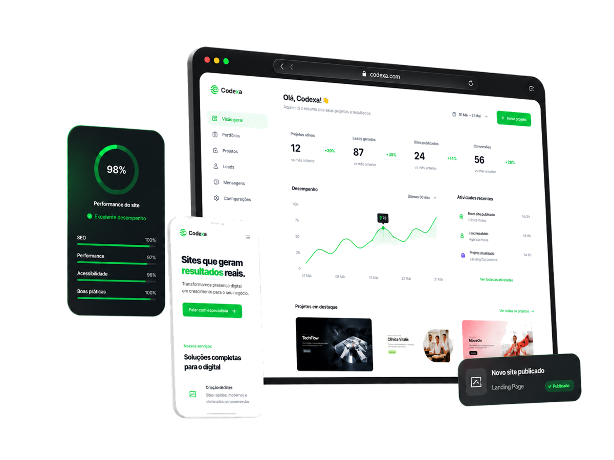 Preview of the Codexa website